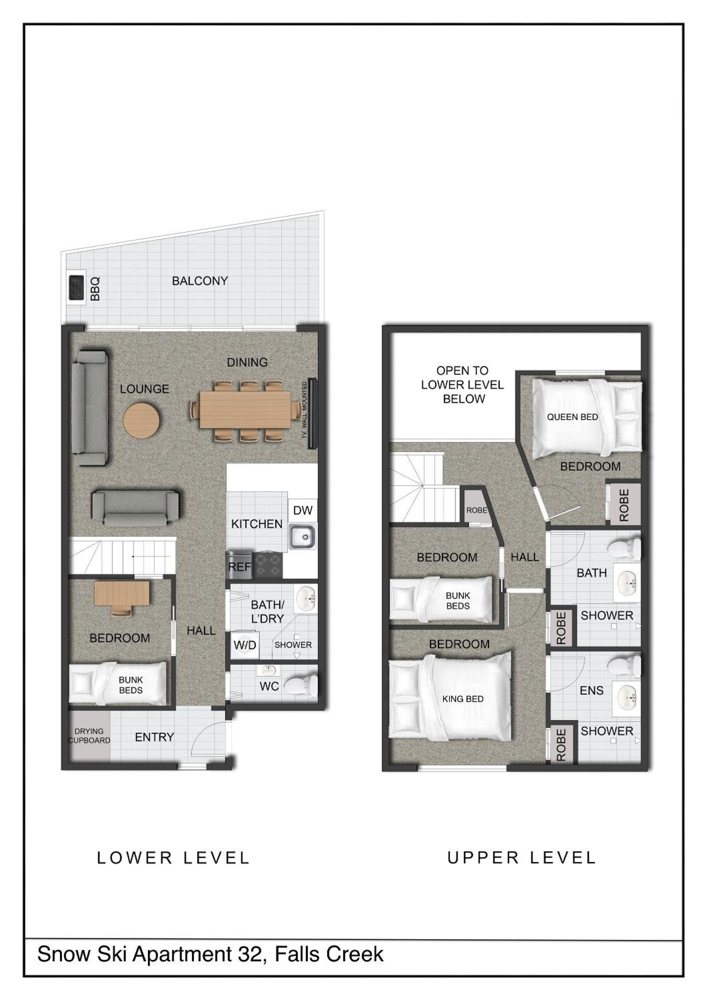 Snow Ski Apartments 32 Falls Creek Buitenkant foto